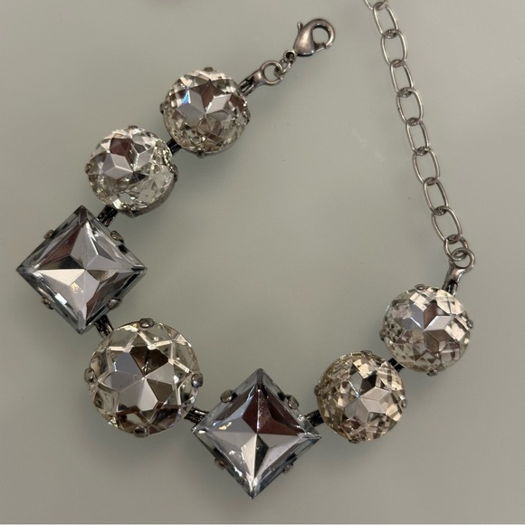 Furla | Vintage | Stunning Crystal Stone & Silver Bracelet - Picture 9 of 16